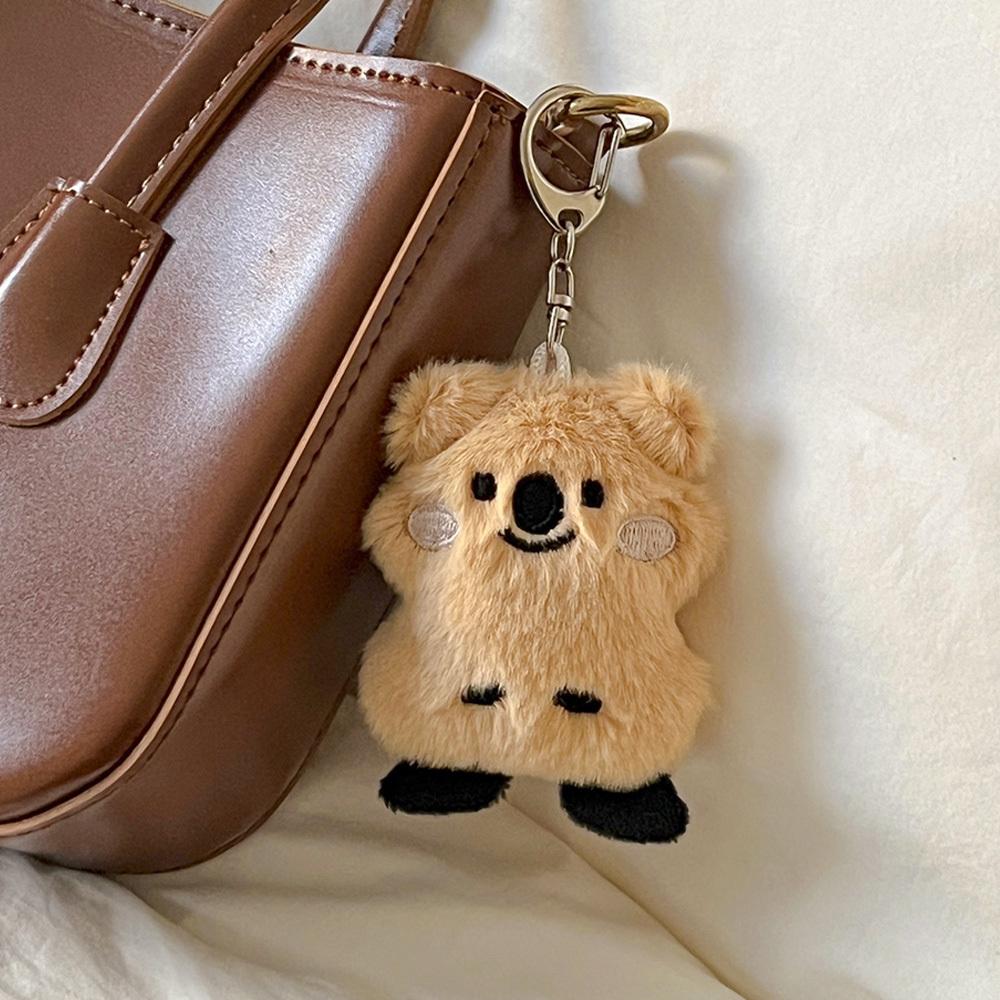 쿼카 키링 차 가방 열쇠고리 애착 인형