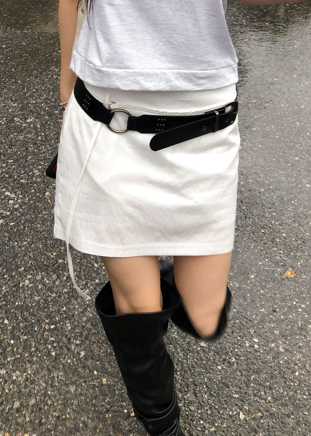서울베이스드 STUD CIRCLE RING BELT