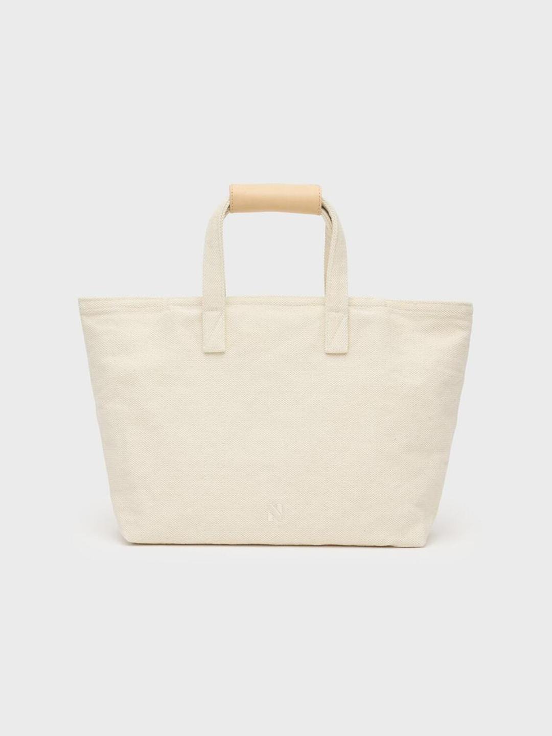 A/P 003 NIFTY AS BORN 1 TOTE BAG M_ECRU