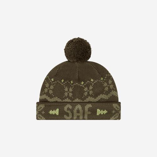 S.T.C. SAF POM BEANIE (KHAKI)