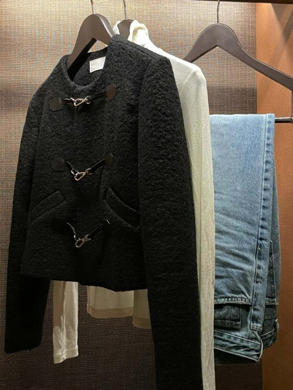 더플 숏 울 자켓 ( 2 colors )