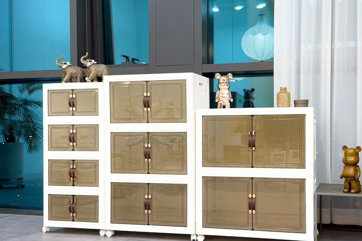 양문형 대형 리빙박스 6size 리빙케이스 수납함 옷장 정리 펜트리 수납 소품 정리함