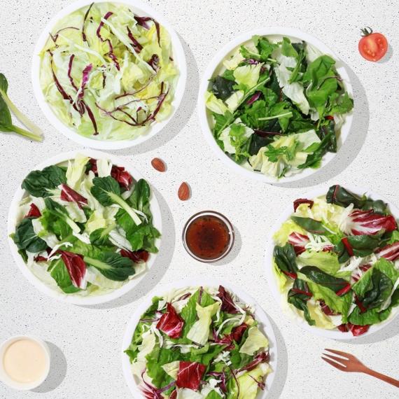 채소만 샐러드 5종 맛보기