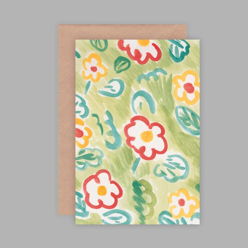 Flower bed 폴딩 카드