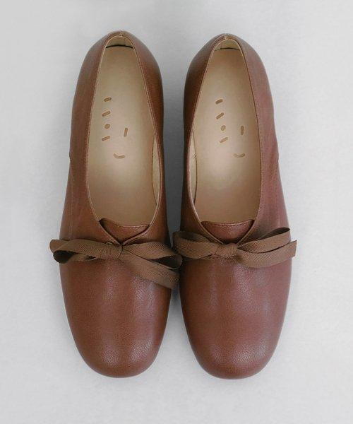 2Ways Ribbon Derby . Cognac Brown[HS2001]