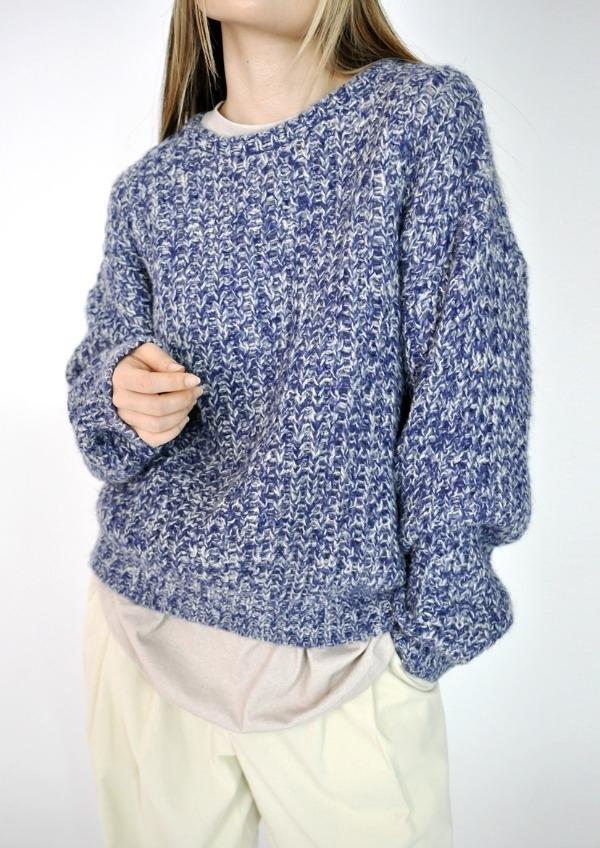 wool bokashi knit (2color)