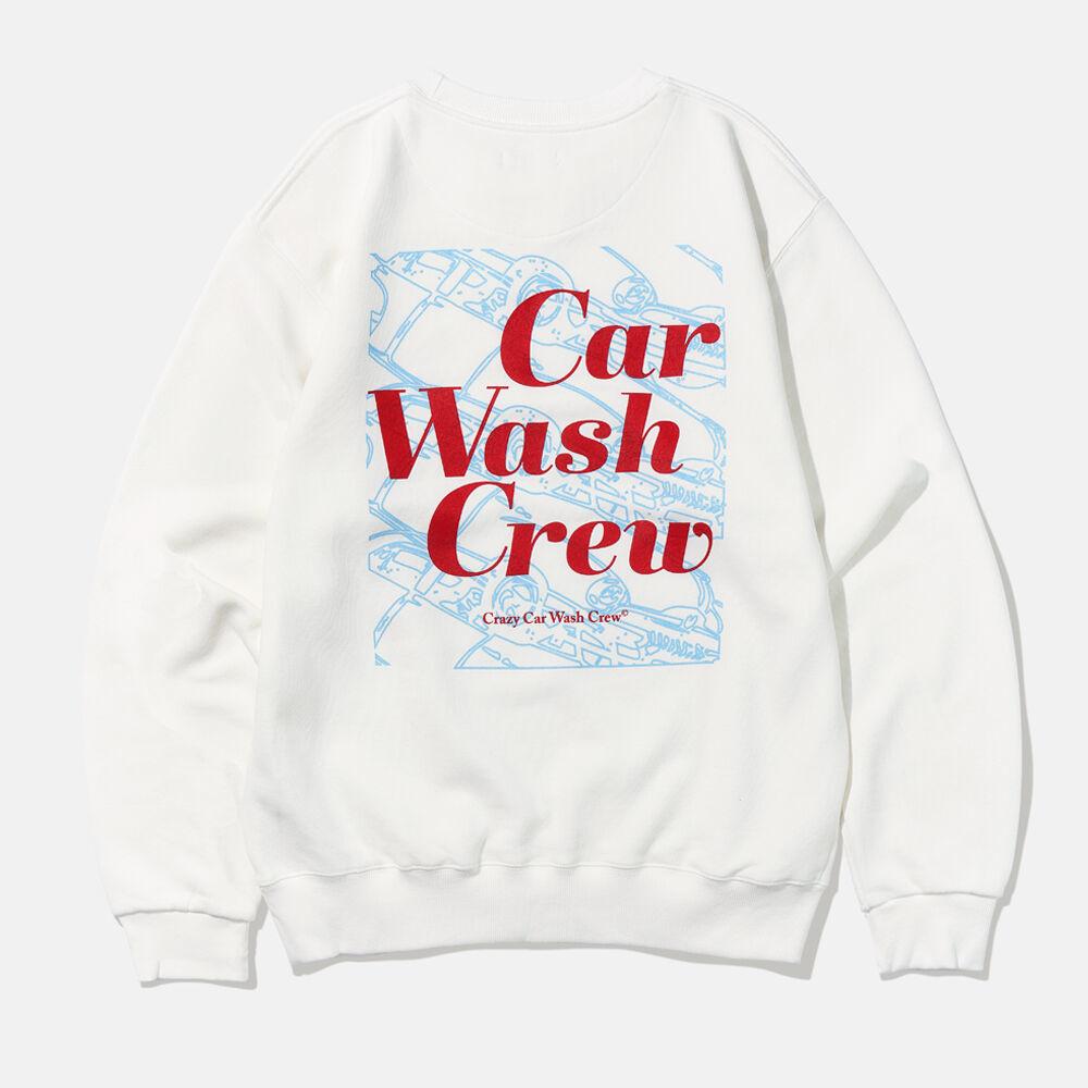 CAR PATTERN SWEATSHIRTS WHITE