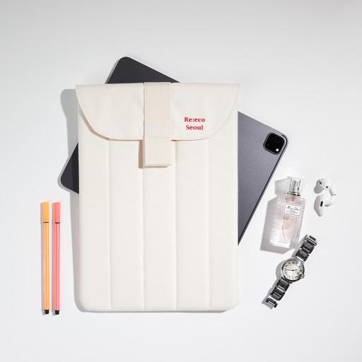 스콘 랩탑 파우치 크림 13인치/15인치