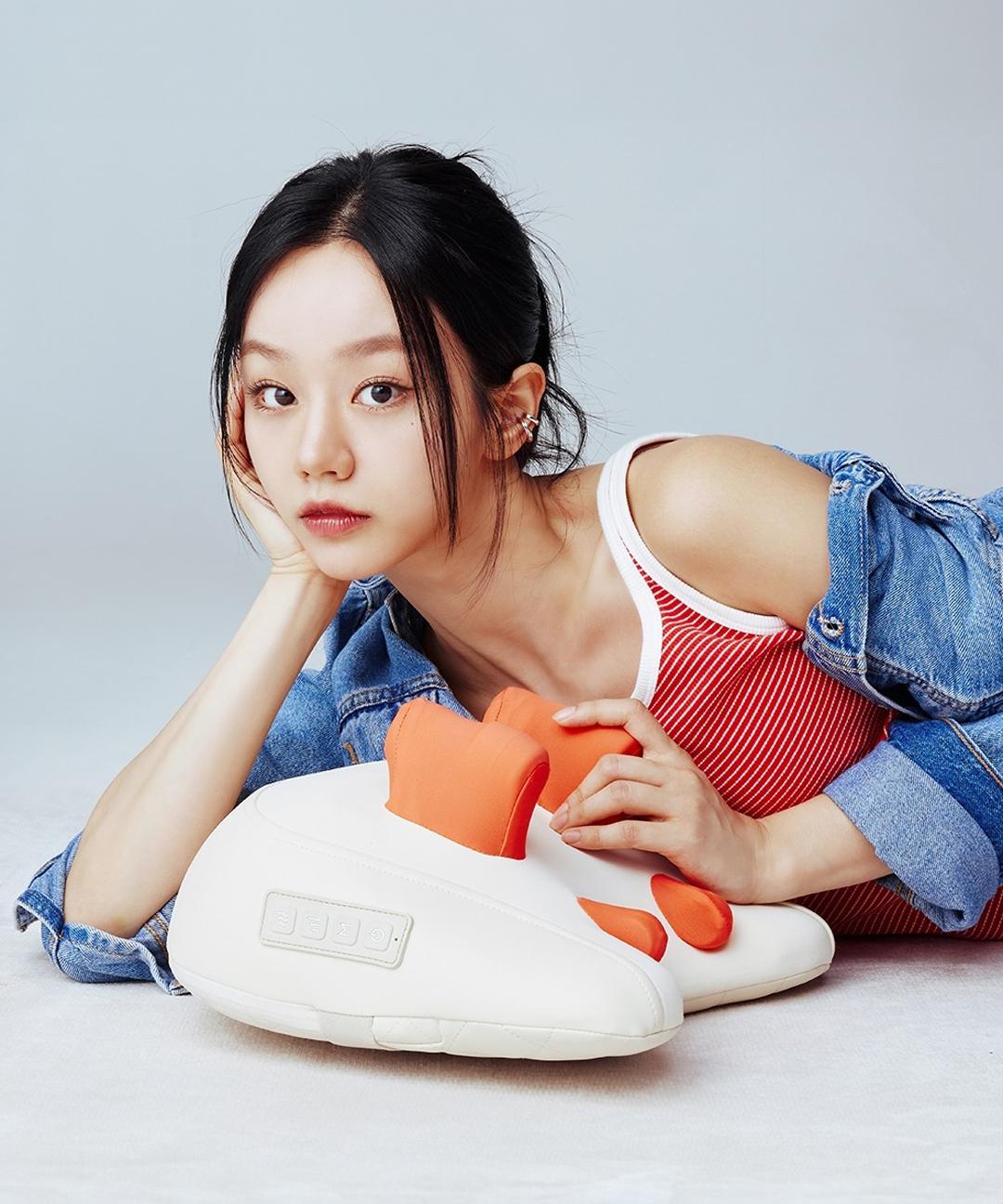 스파알 [직진배송] 혜리 스파알 포터블 목 베개 마사지기