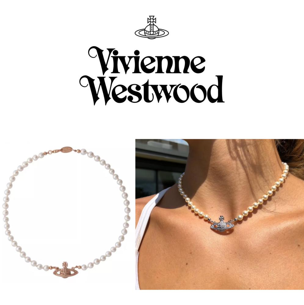 비비안웨스트우드 진주 초커 목걸이 2종 택1 영국직구