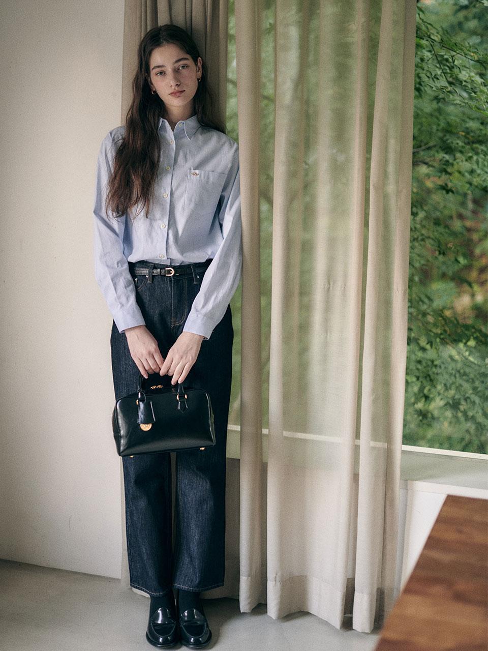 Straight Comfy Denim Pants_Indigo