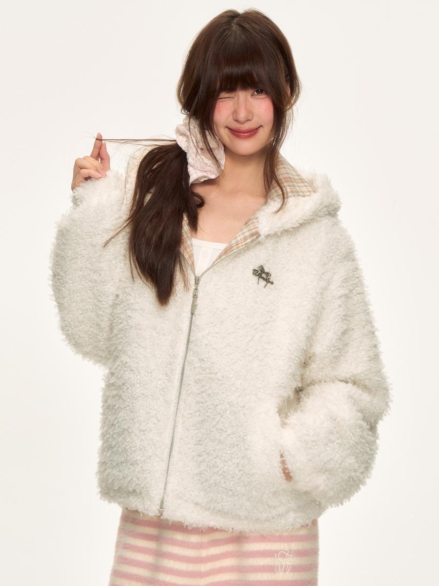 Weekendhub Cloudy Sherpa Zip Jacket