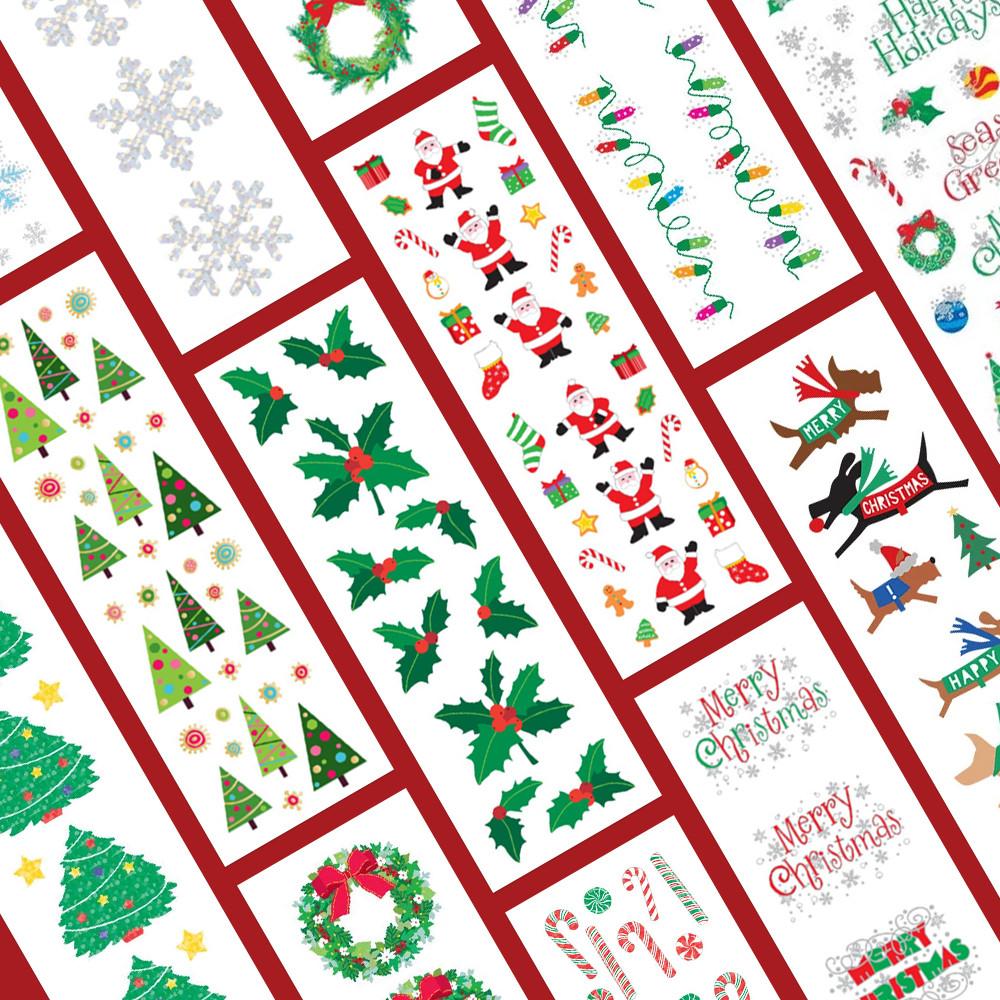 [미세스그로스만모음 크리스마스 X-mas]스티커모음 크리스마스 빈티지스트립40주년 쓱티커