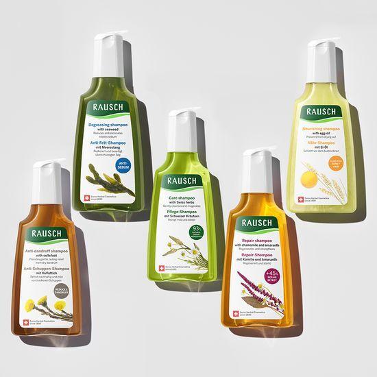 라우쉬 샴푸 200ml 5종 택1 (콜츠푸트/씨위드/스위스허벌/카모마일/에그오일)