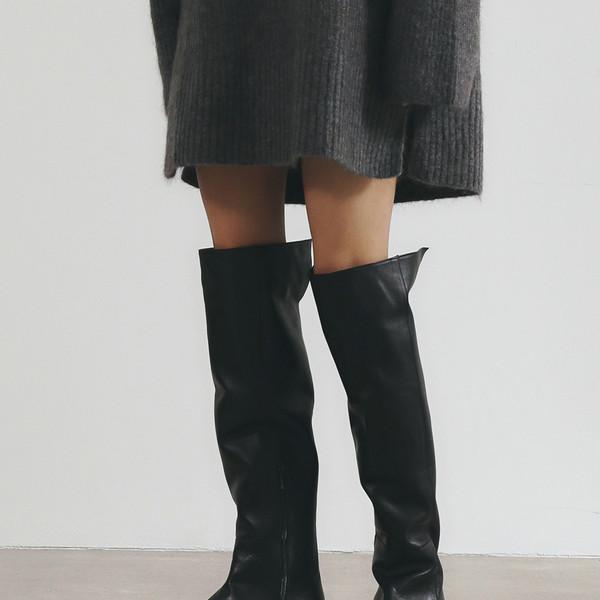 FEI KNEE-HIGH BOOTS 페이 니하이 부츠 22F03BK