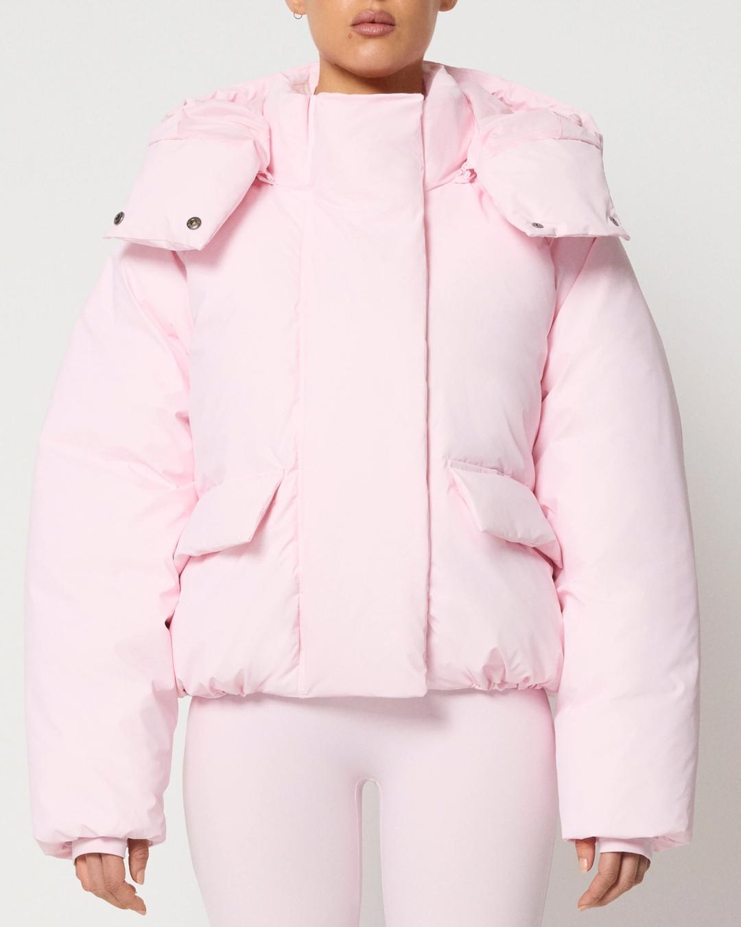 Standard Puffer Jacket | Powder Pink - XXS