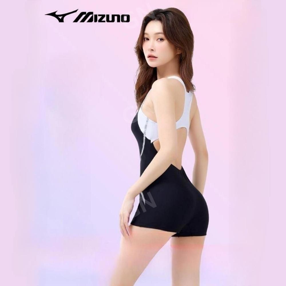 미즈노 여자수영복 원피스 강습 실내수영장 수트 체형커버 빅사이즈 크로스백