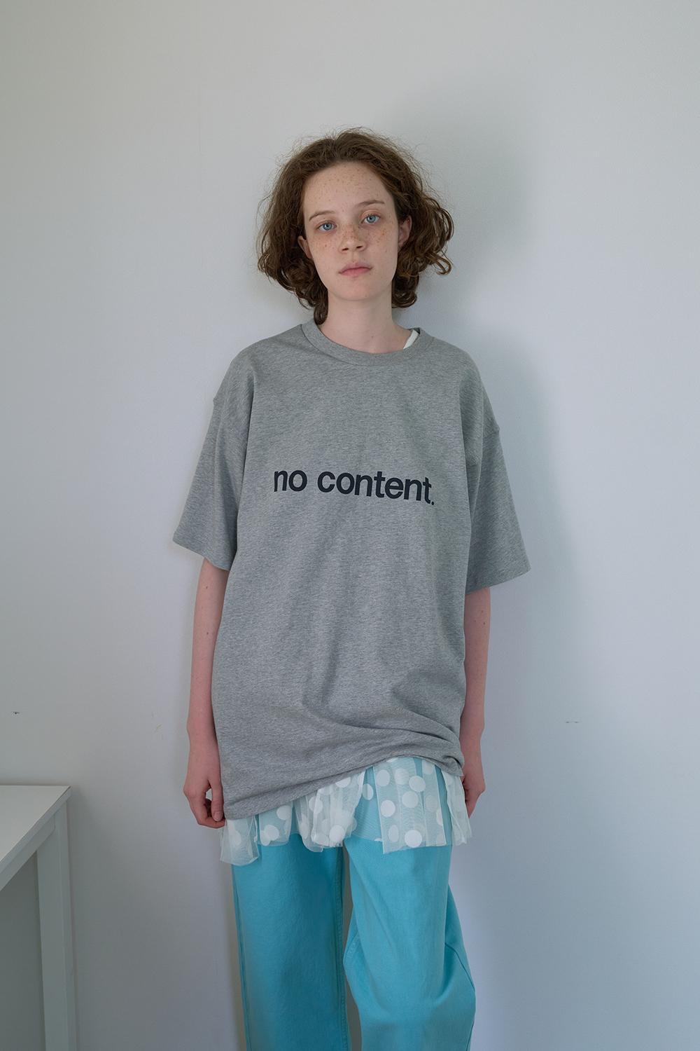 69. NOCONTENT-T _ Melange grey