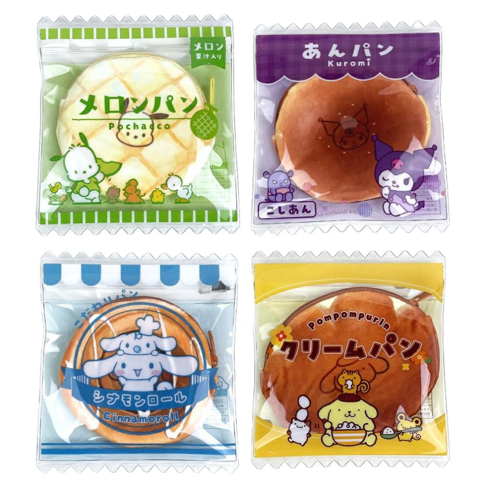 산리오 레트로 빵 시리즈 파우치 메론빵