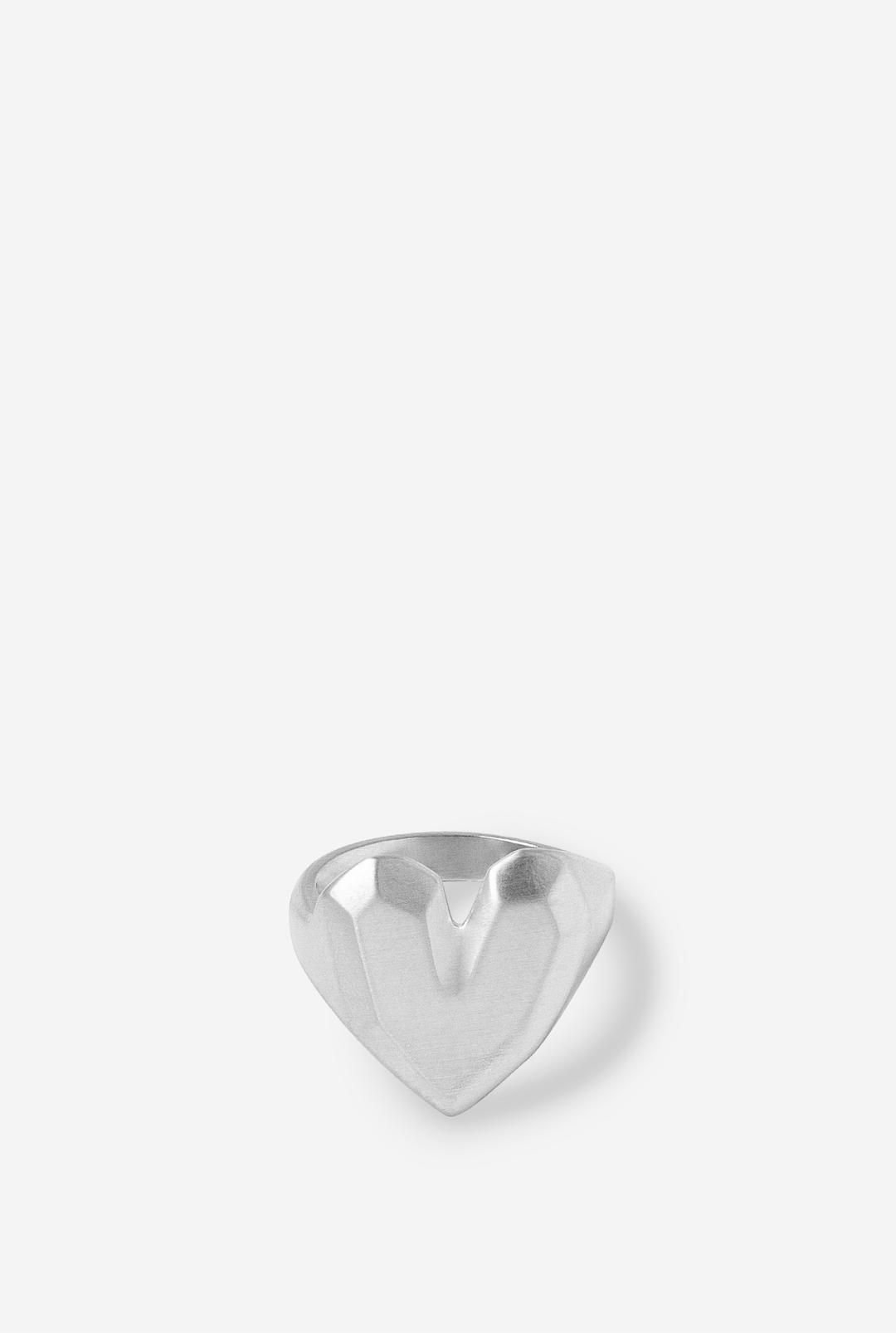 Rough Heart Ring
