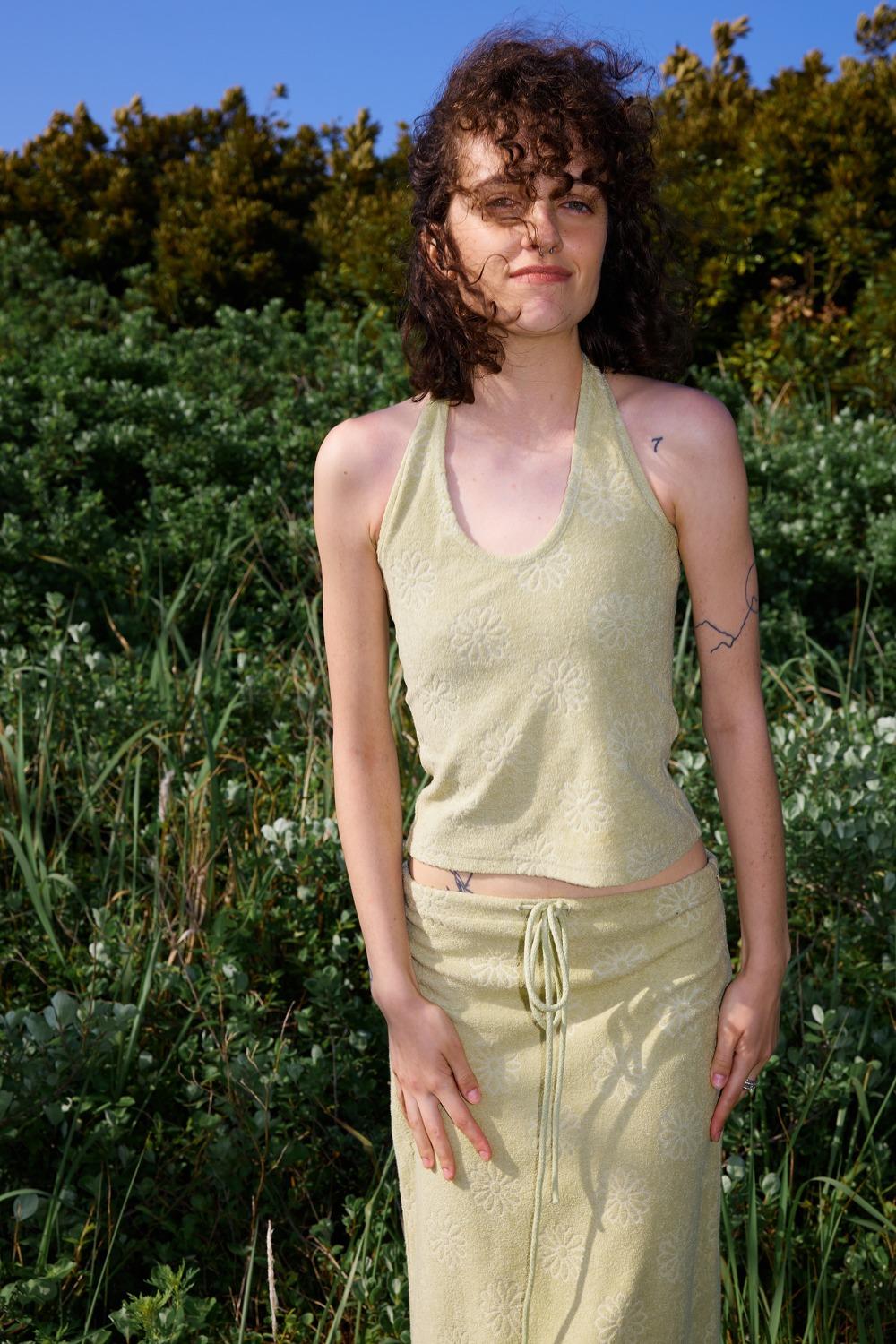 Daisy halter top (green)