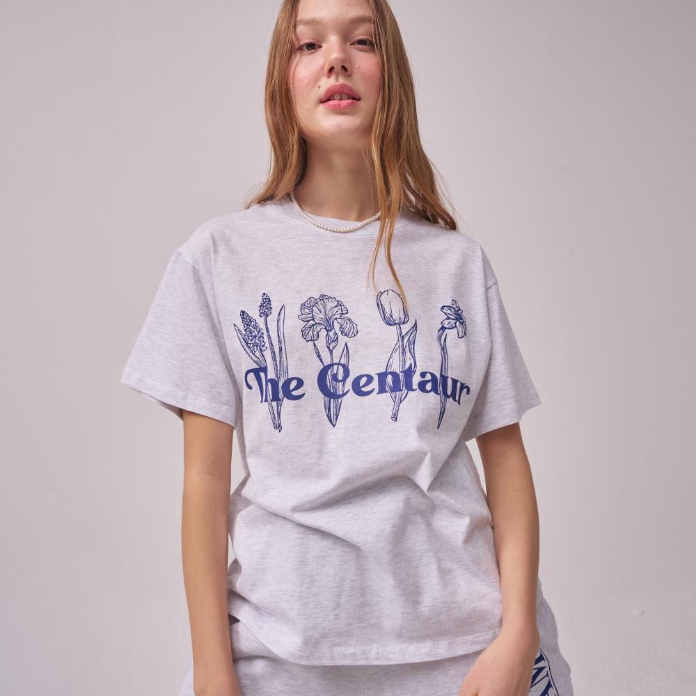 더센토르[TC22SSTOP24GR] FOUR BEAUTIES TSHIRT [GREY]