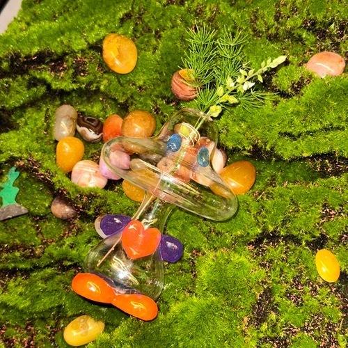 다홍하트 버섯씨 화병