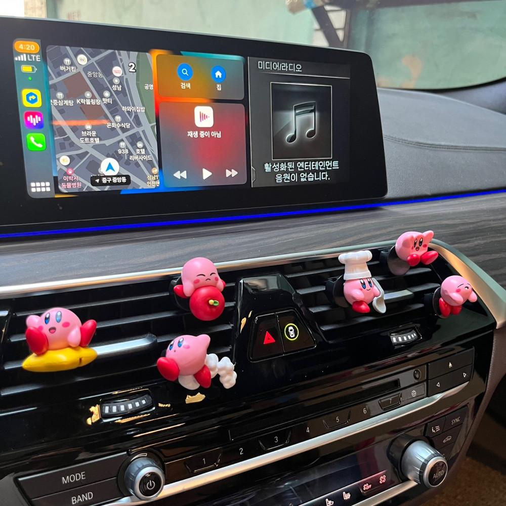 커비 차량용 피규어 set / 자동차 꾸미기/ 차량용인형 / 송풍구 방향제