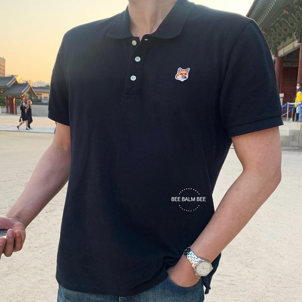 메종키츠네 카라티 폴로 반팔 폭스헤드 [당일출고]