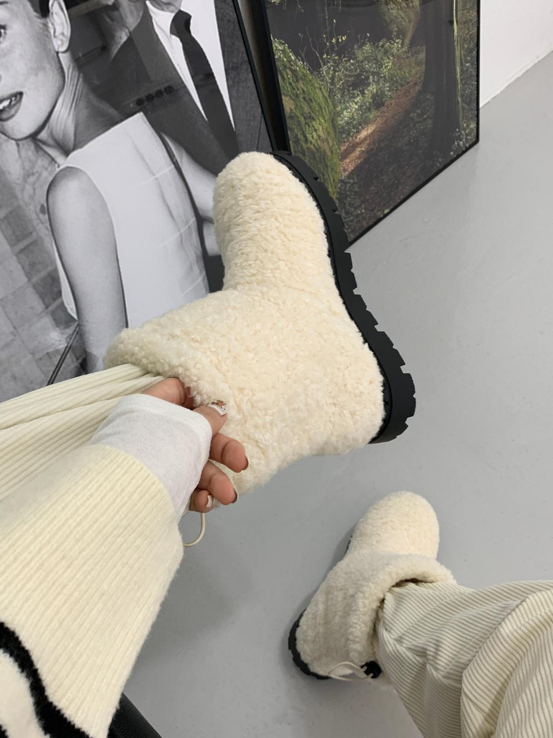 시어링부츠 뽀글이 털 부츠 (3color)