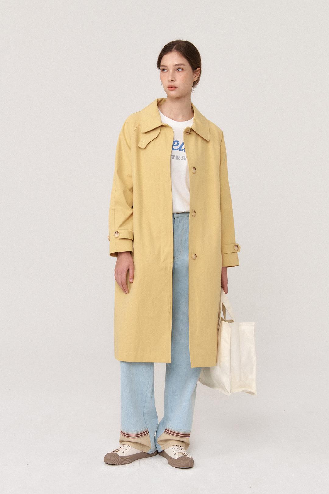 MANOE - TRENCH COAT_Yellow