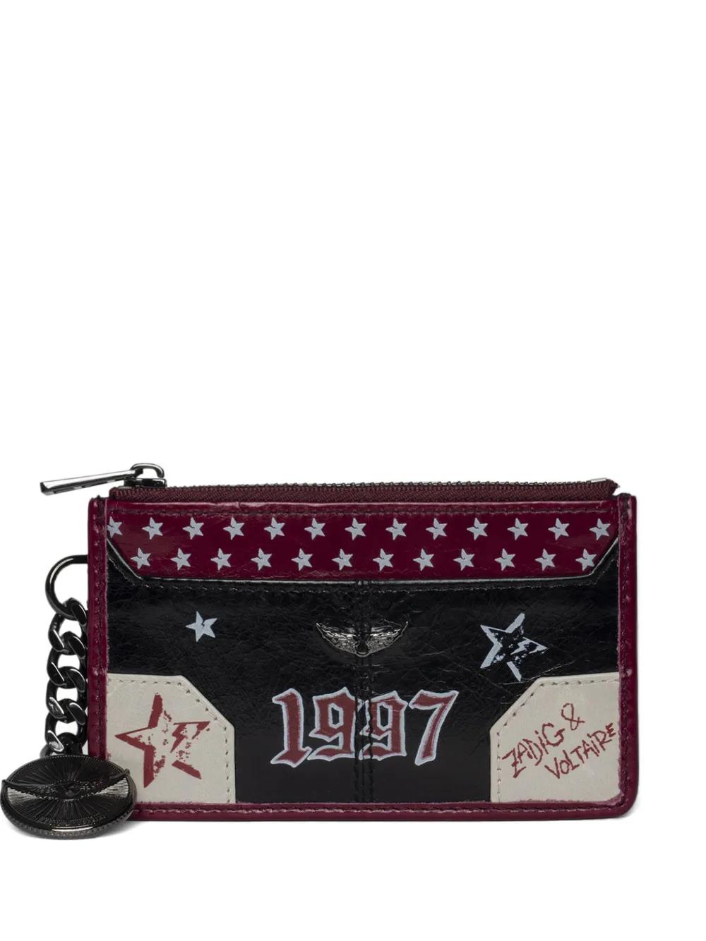 Zadig&Voltaire 써니 카드 펑크 지갑 | 블랙 | FARFETCH KR