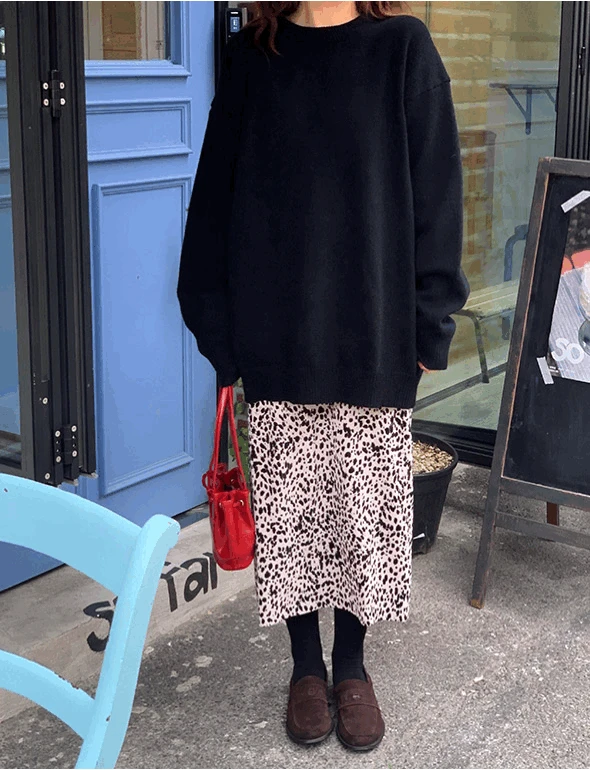 올리즈 울 오버핏니트(4color)