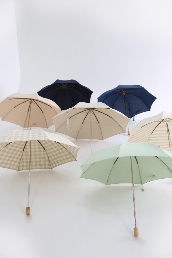 [호레이 3단양산] Basic Fabric Parasol / 베이직 패브릭 양산 / 린넨 양산 / 와디즈 펀딩 양산 / 수제 나무 손잡이 / 수제 양산