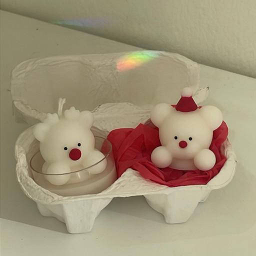 [무료선물포장]크리스마스 미니캔들 세트