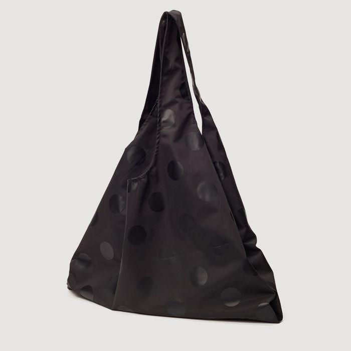 플라워 마켓백 Flower Market Bag - Black Dot
