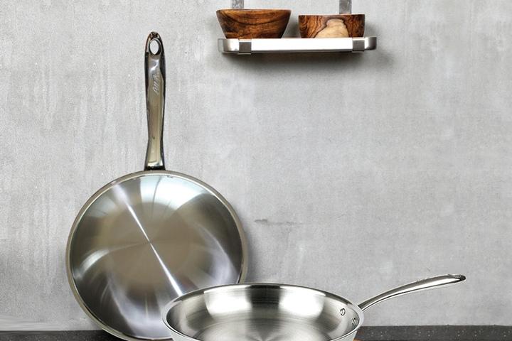 스텐 강자 한일스텐레스 올파이브 통 5중 냄비 후라이팬 찜기