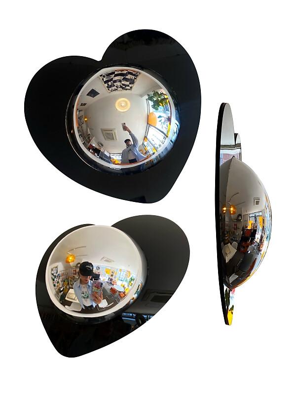 Heart Acrylic Convex Mirror
