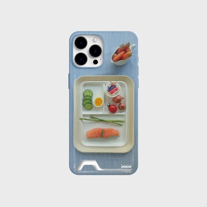salmon plate  card case