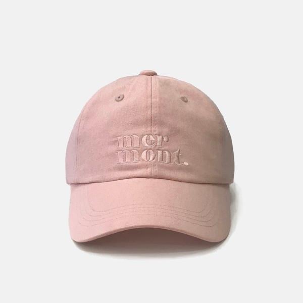 mermont symbol cap (baby pink)