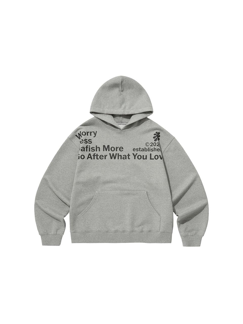 Worry Less Hoodie, Melange