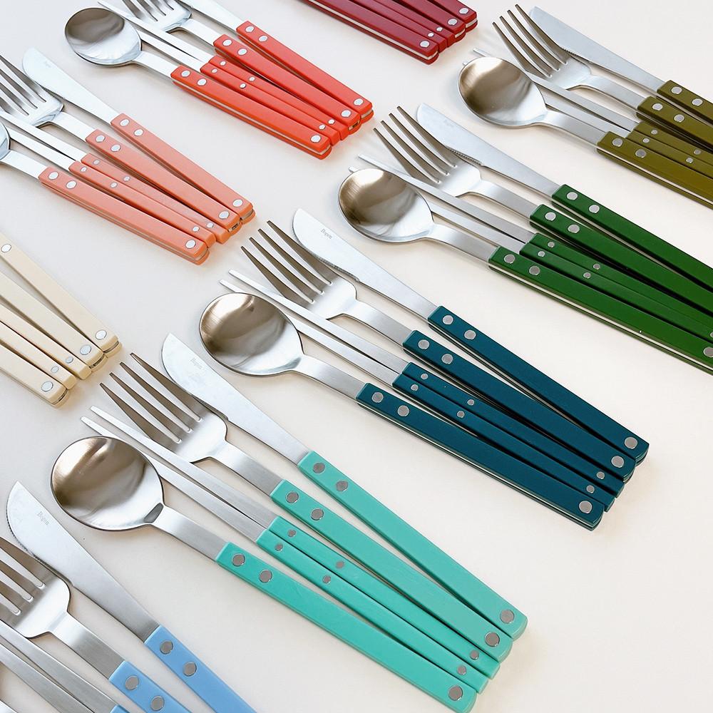 보겐 쌍띠에 커트러리 디너 스푼 포크 나이프 젓가락 세트 수저세트 실버 카페 양식기