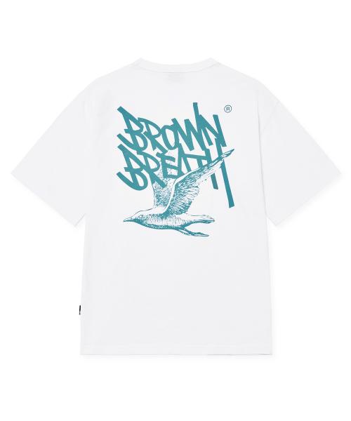 BE FREE TAG TEE - OFF WHITE