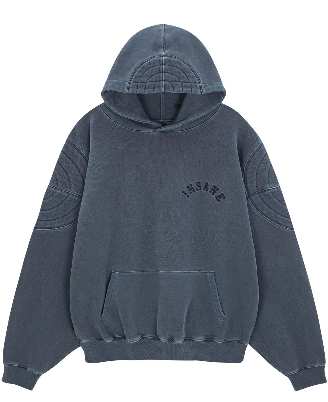 INSANE PADDED SHOULDER HOODIE_NAVY