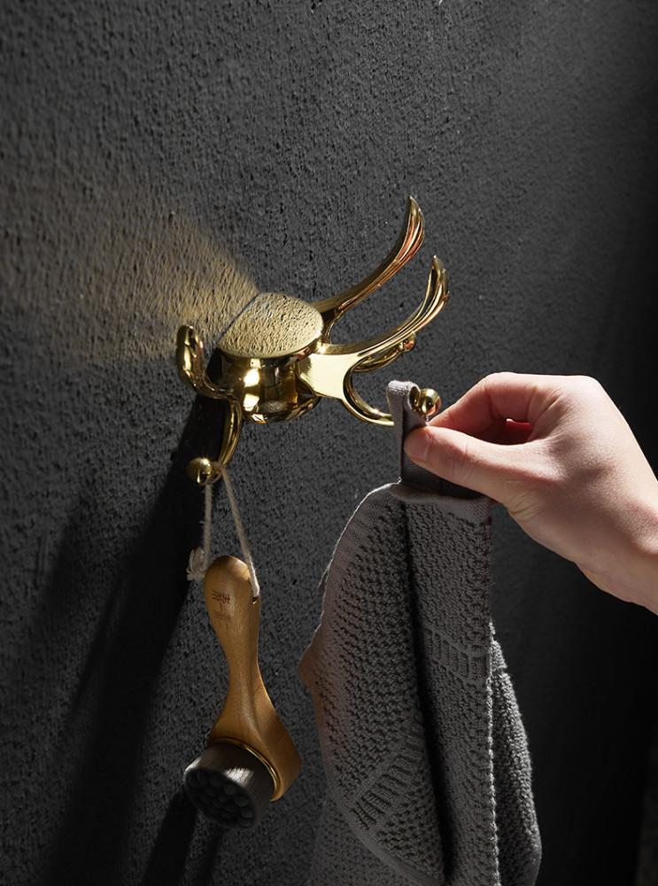 엘로 프렌치 빈티지 행거 회전형 후크 옷걸이 소품걸이 코트랙