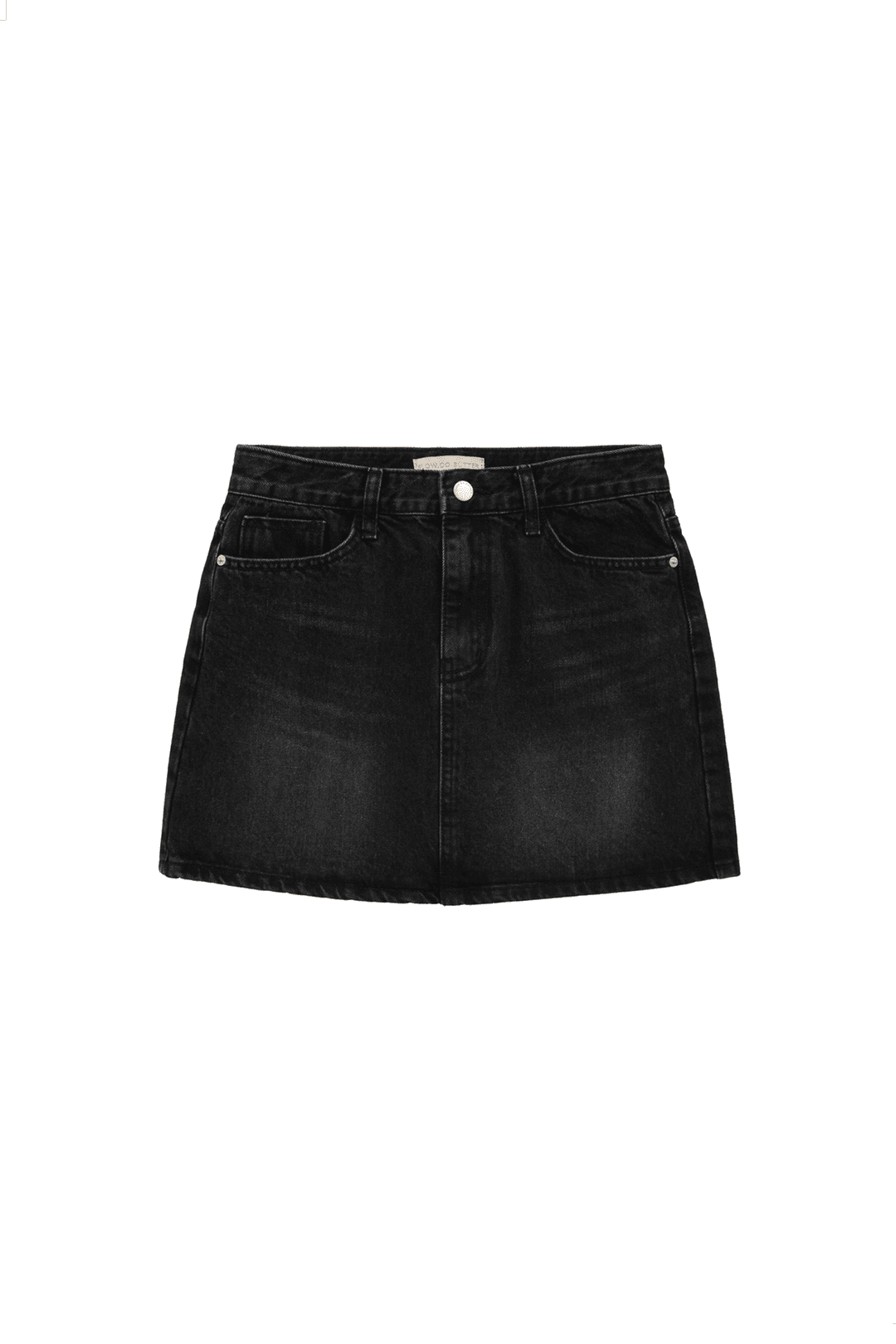 [SLOCO] Black denim mini skirt