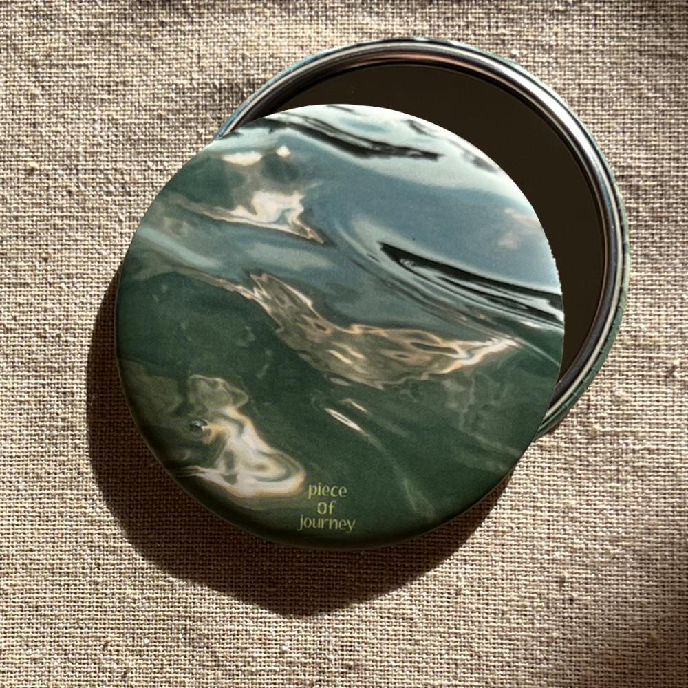 [피스오브져니] 거울 버튼 (물결)