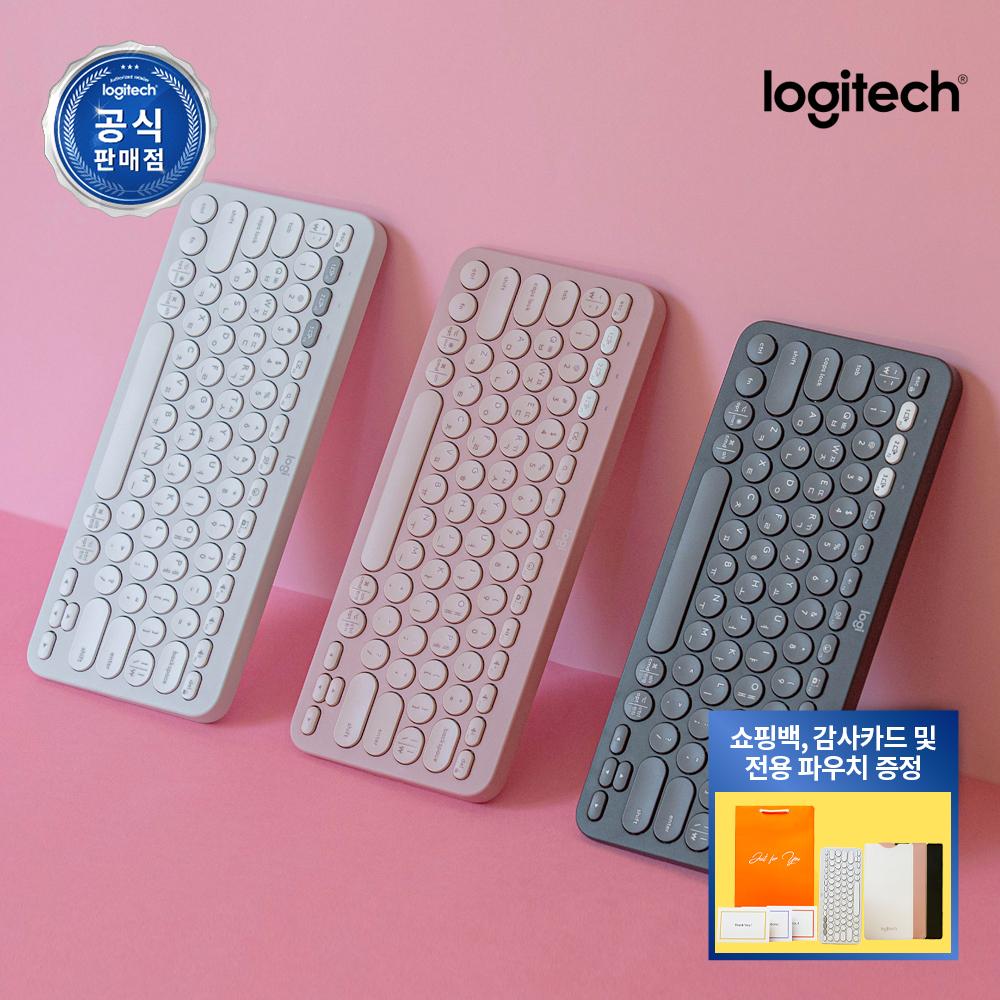 [파우치선물세트]로지텍 코리아 K380S 블루투스 무선 키보드