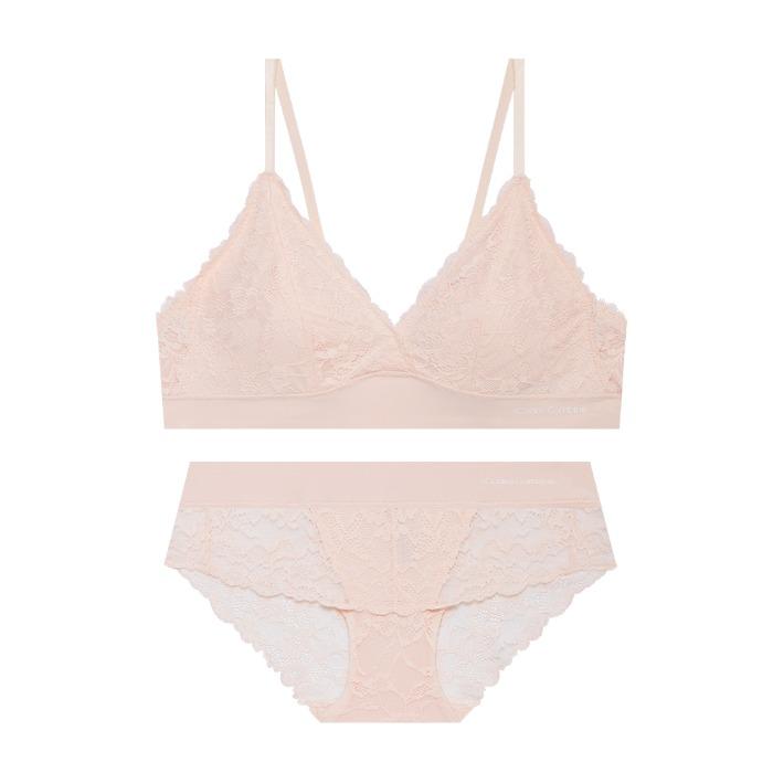 [4컬러] 레이스가든 프리컷 브라렛 팬티 세트