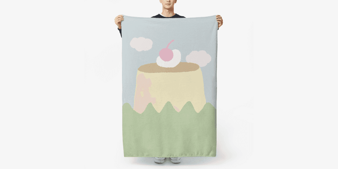 푸딩숲 담요